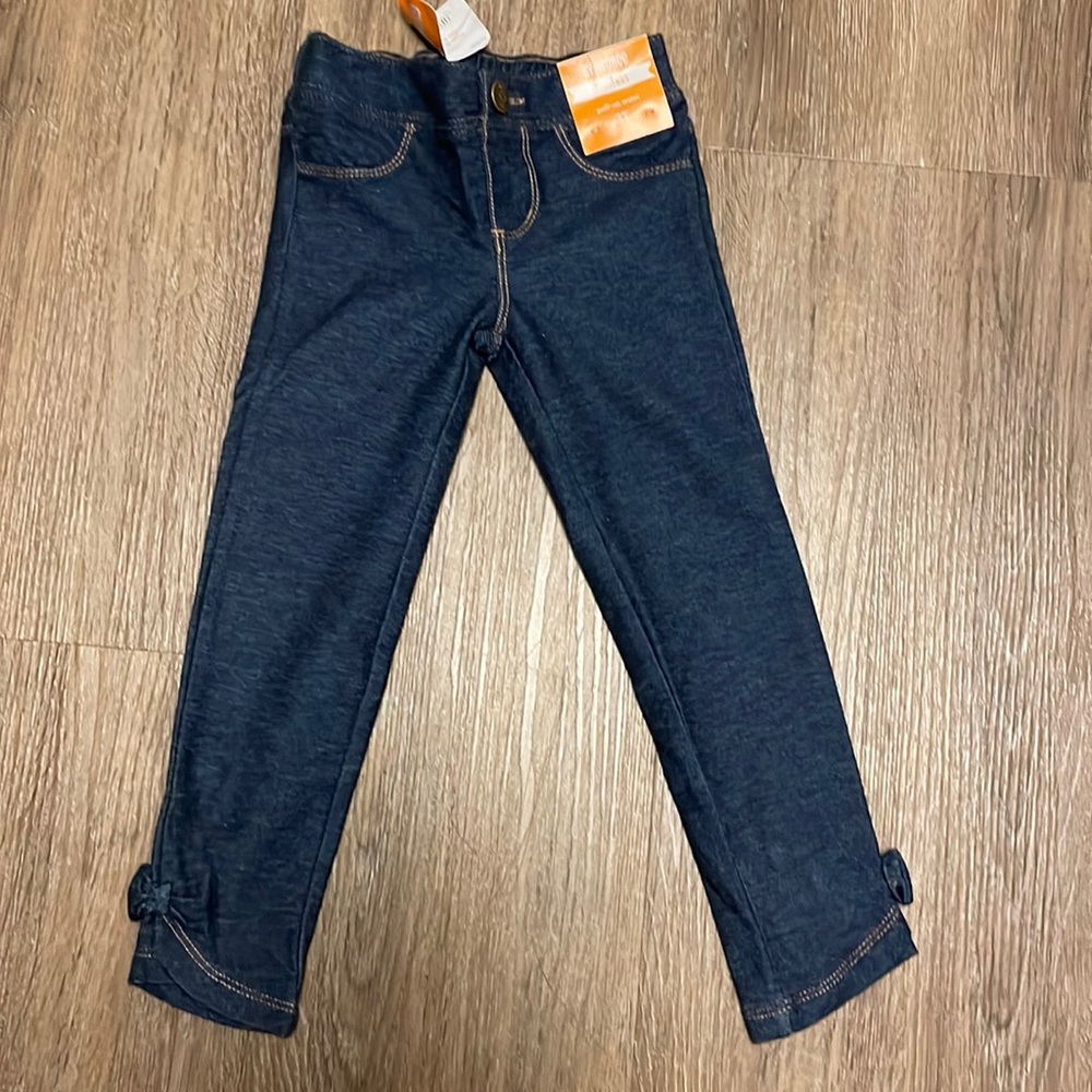 Gymboree Dark blue “jean” leggings 3t
